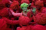 Confraternização entre Amigos - Holi Festival Índia